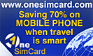 Saving 70% on International Mobile when 

travel is smart